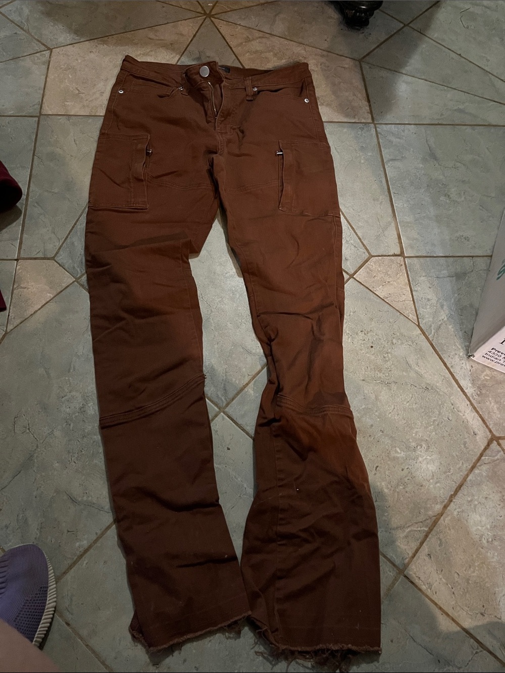 Men's Brown Utility Pants